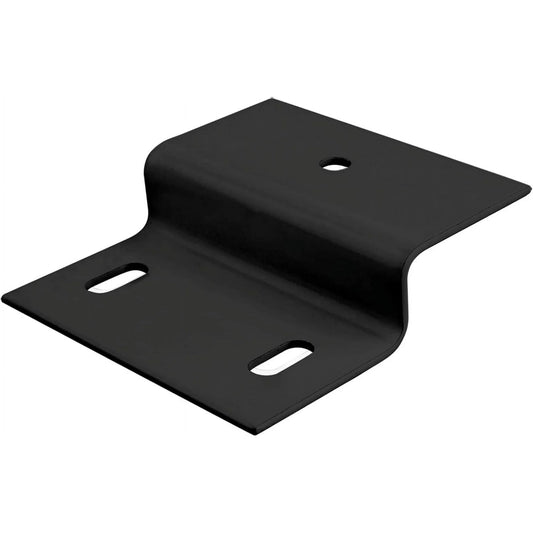 10 Packs Black Z Bracket 2.95"L x 1.69"W x 0.63"H Double Angle Channel Profile Corner Brace Mounting